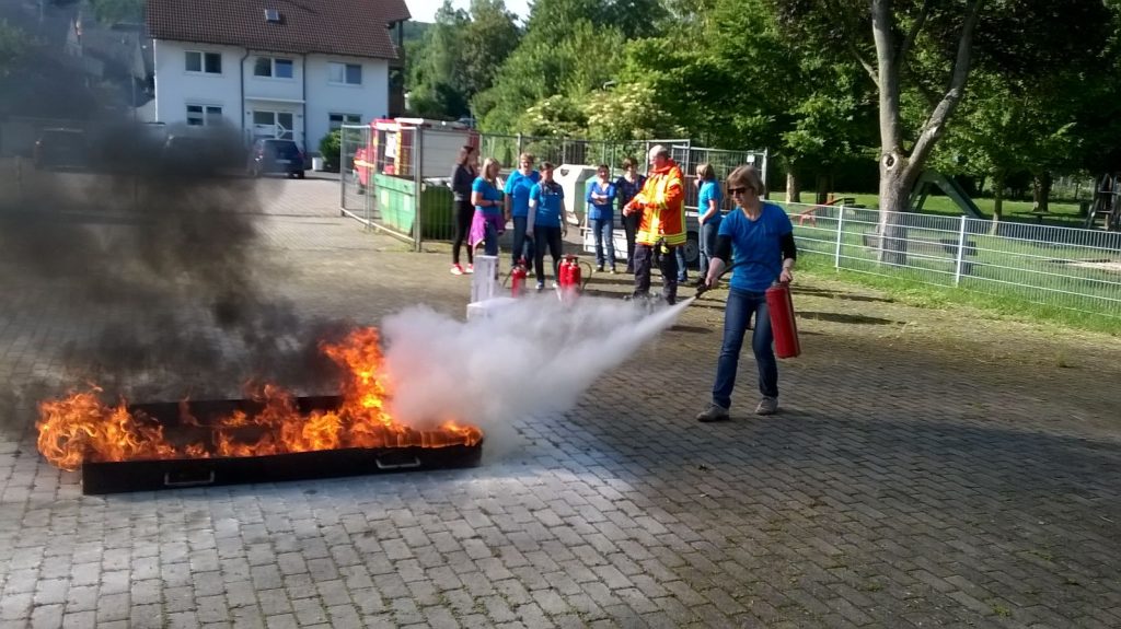 Feuerlöscher-Ausbildung 2016